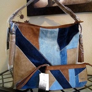 Kensie Algiers Hobo and Kensie Algiers Wristlet Sa